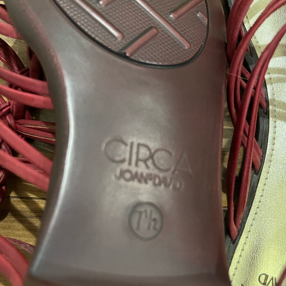 Circa Joan & David Red Sandals